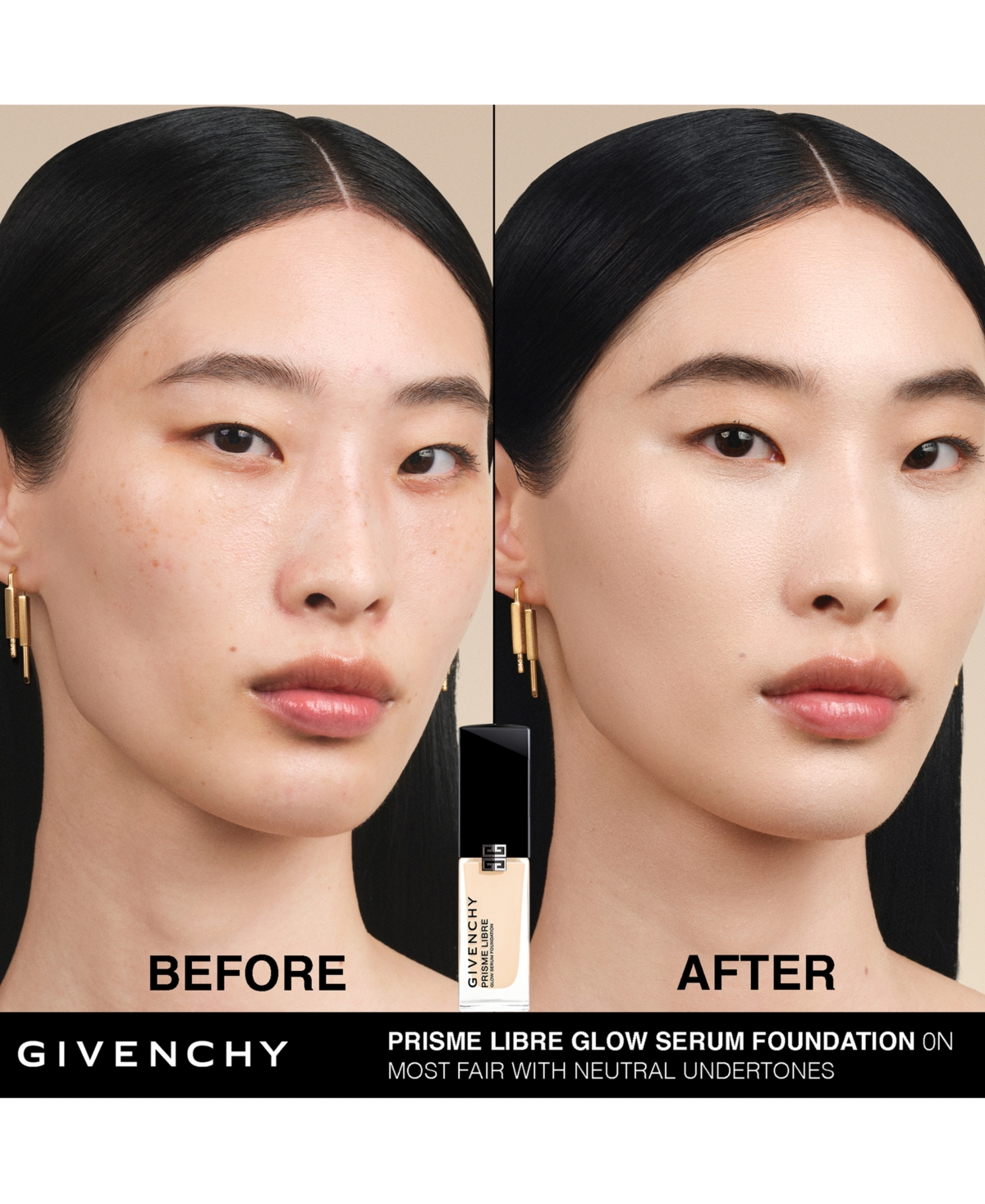 Givenchy Prisme Libre Glow Serum Blurring & Hydrating Foundation, 1 Oz.