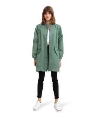 Women's Chasing You Long Bomber Jacket