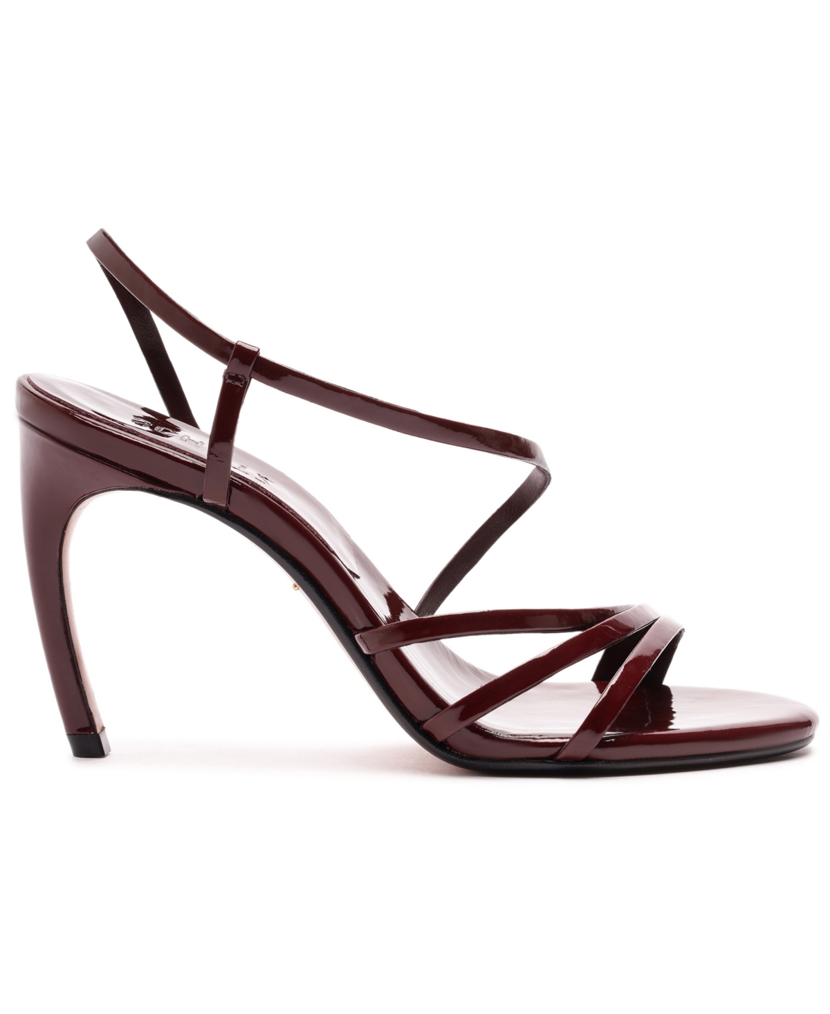Schutz Annie Curve Slingback Sandal In Brown
