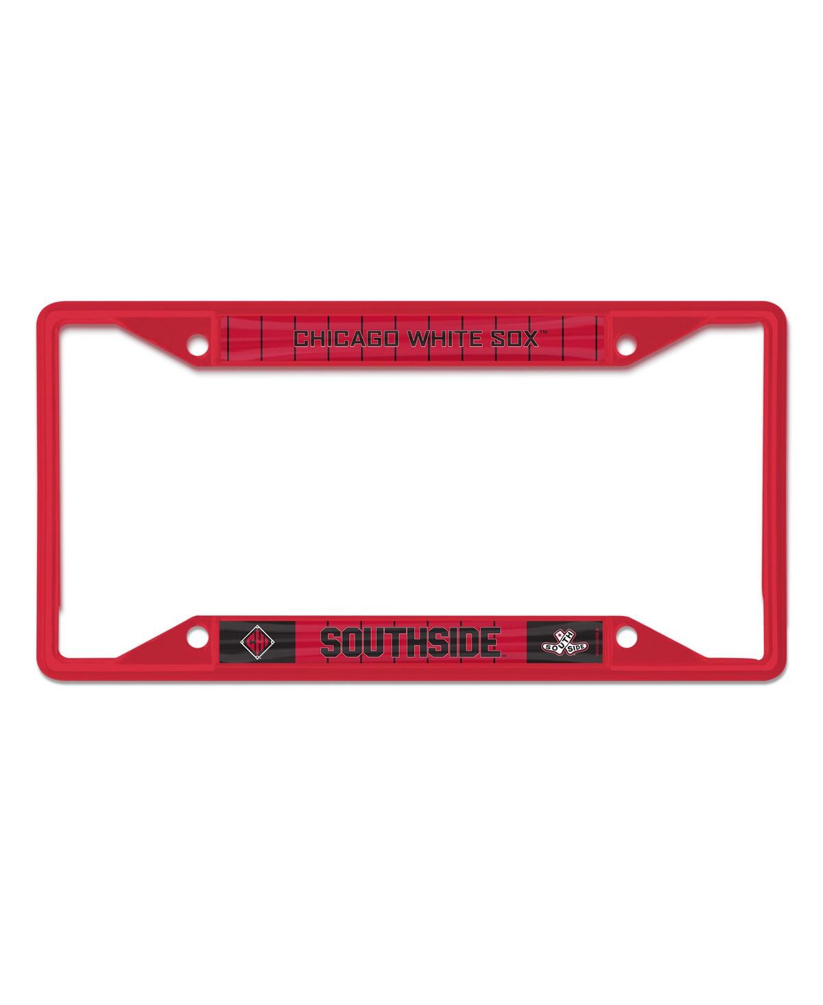 Wincraft Chicago White Sox 2025 City Connect Laser Cut Metal License Plate Frame In Transparent