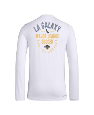 Men's White LA Galaxy Local Stoic Long Sleeve T-Shirt