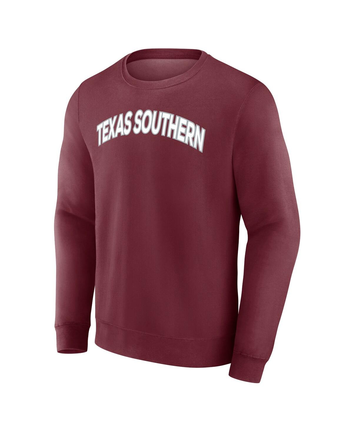 Fanatics Men's Maroon Texas Southern Tigers Short Name Pullover Sweatshirt In Burgundy
