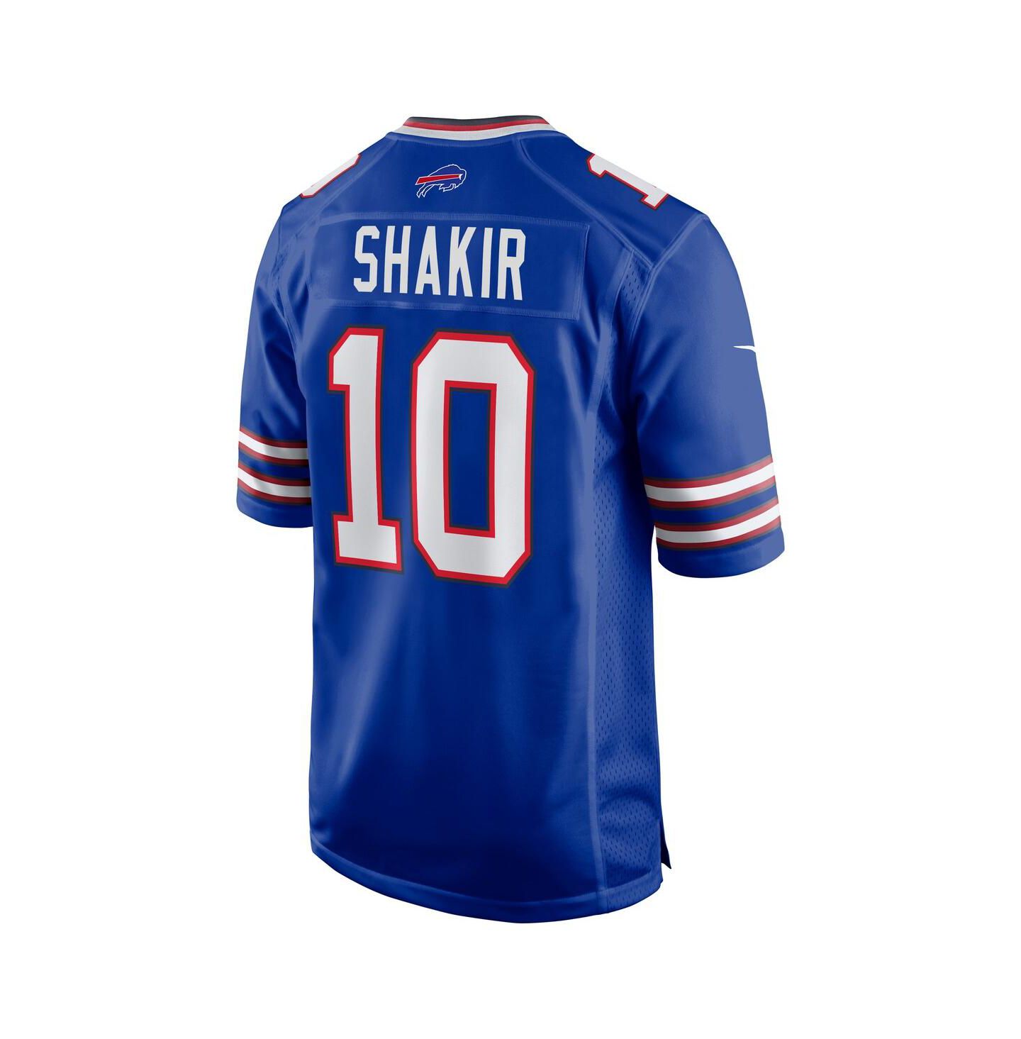 Мужской топ Nike Khalil Shakir Royal Buffalo Bills Game Jersey — фото 3
