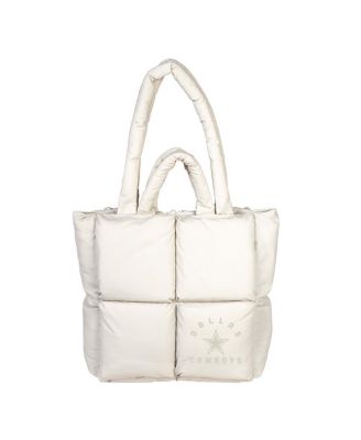 Logo Brands - Tan Dallas Cowboys Puff Tote Handbag