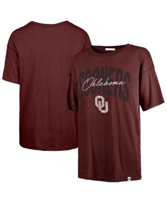 '47 Brand - Women's Crimson Oklahoma Sooners Muse Sadie T-shirt