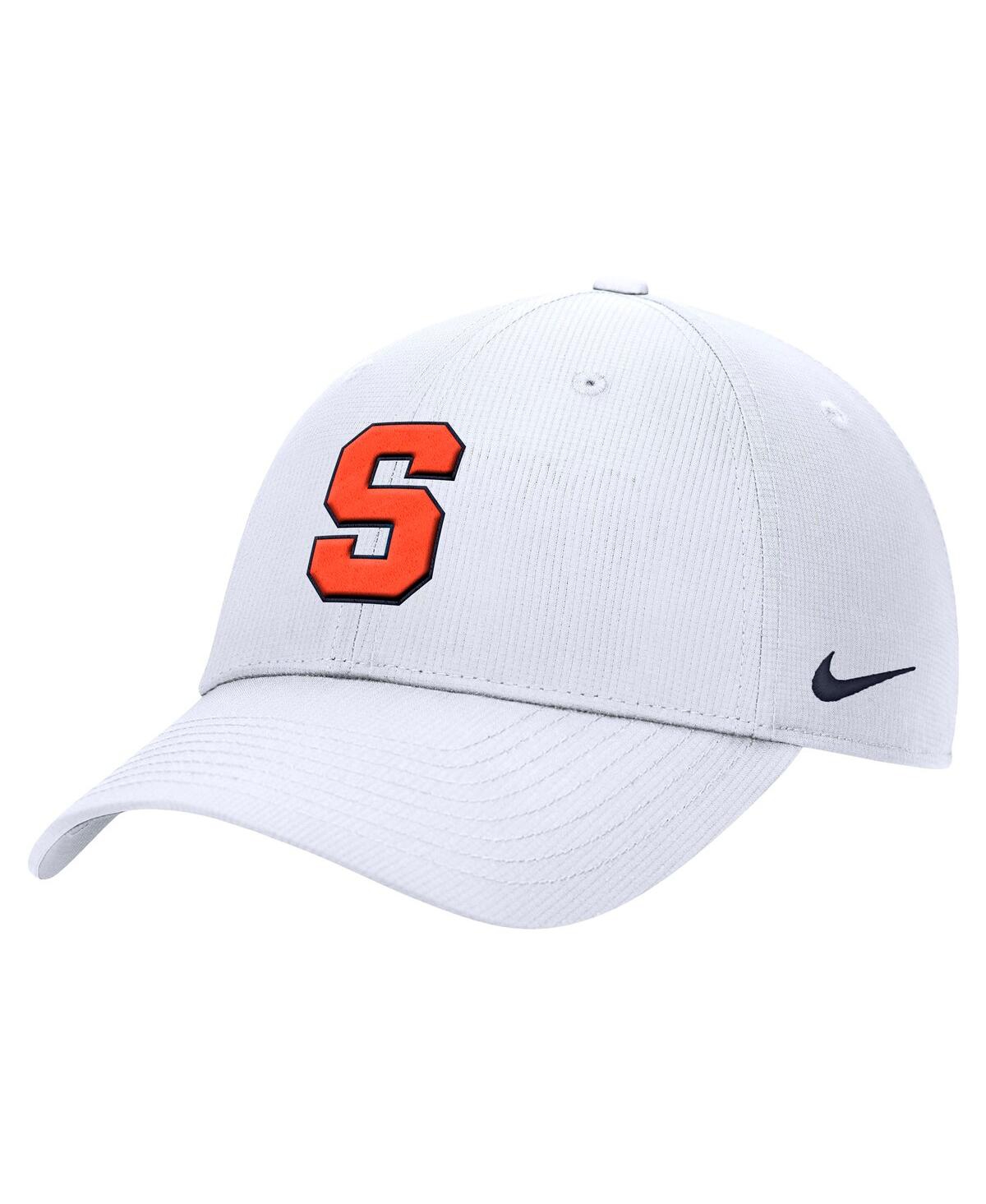 Nike Men's White Syracuse Orange 2025 On-field Club Performance Adjustable Hat In White