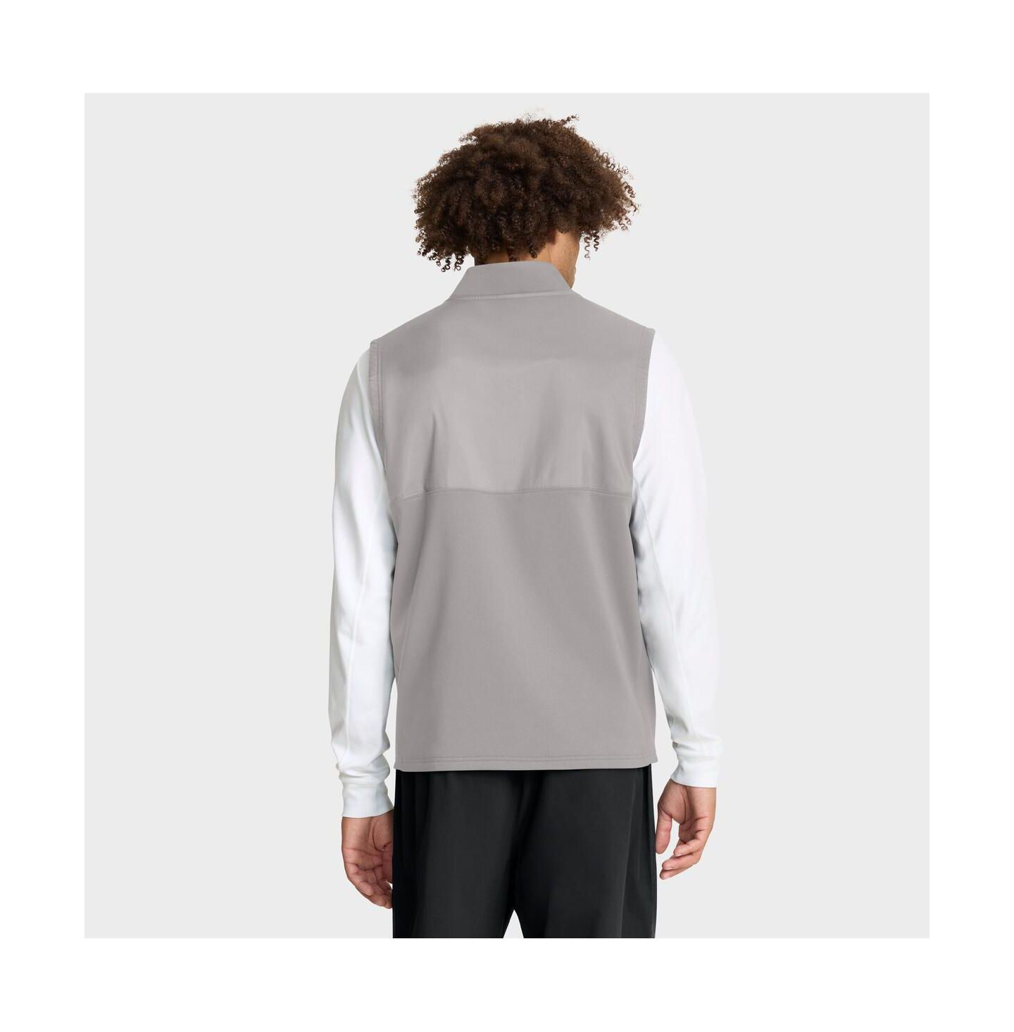 Мужской жилет Nike Gray LSU Tigers Primetime Victory Performance Full-Zip Vest — фото 2