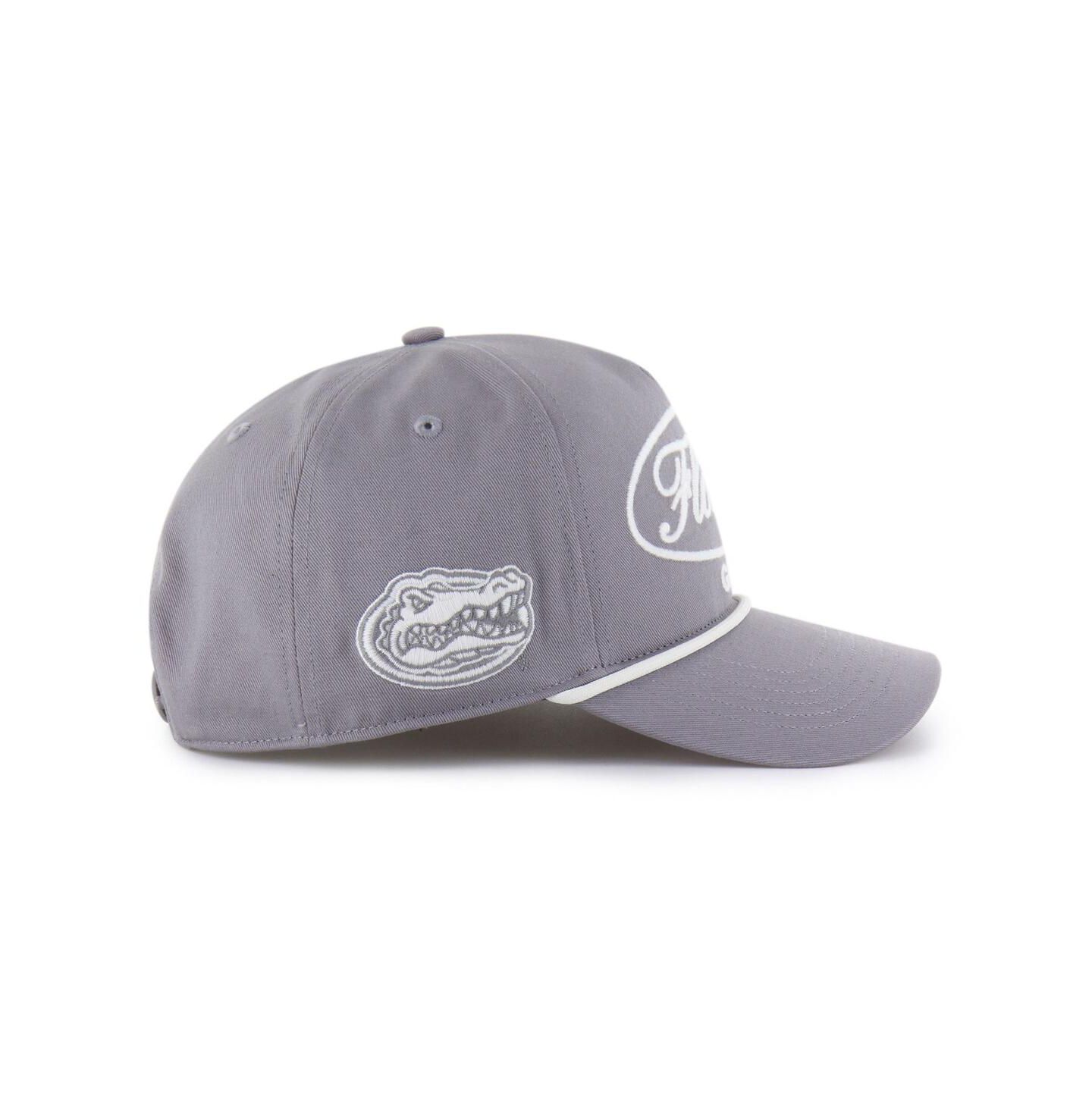 Мужская кепка '47 Brand Gray Florida Gators Contemporary Basics Foundational Rope Hitch Adjustable Hat — фото 3