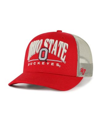 '47 Brand - Men's Scarlet Ohio State Buckeyes Arid Adjustable Trucker Hat