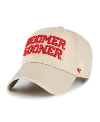 '47 Brand - Men's Tan Oklahoma Sooners Clean Up Adjustable Hat