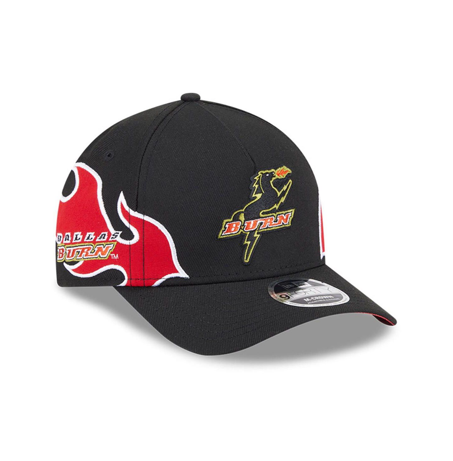 Мужские головные уборы New Era Black FC Dallas 2025 Jersey Hook 9FORTY M-Crown Adjustable Hat — фото 2