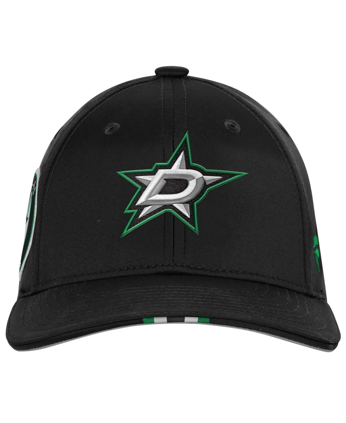 Fanatics Big Boys And Girls Black Dallas Stars 2025 Nhl Draft Authentic Pro On-stage Podium Adjustable Hat In Black