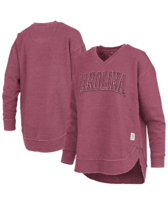 Pressbox - Women's Garnet South Carolina Gamecocks Westin Poncho V-neck Pullover Sweatshirt