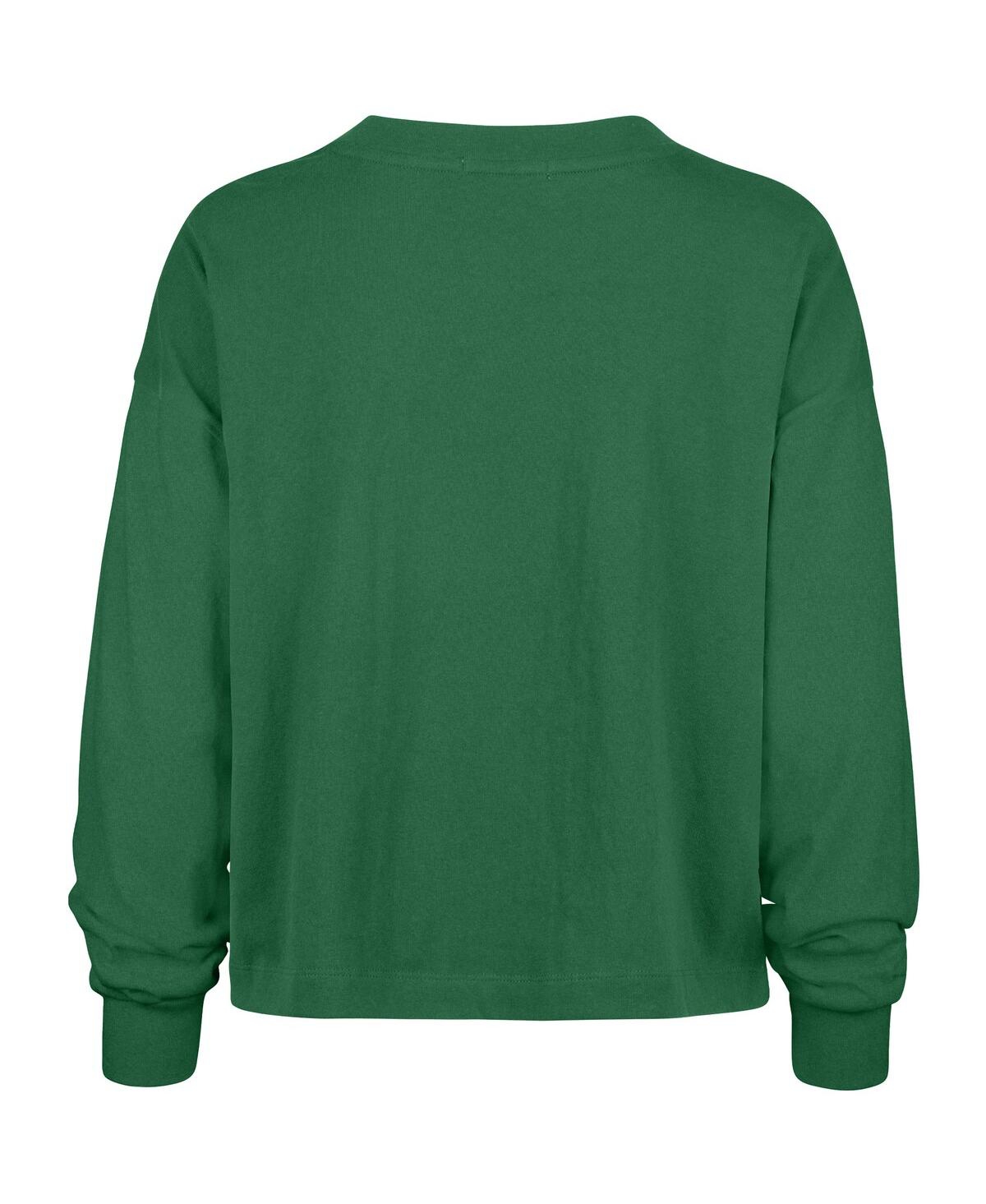 47 Brand '47 Kelly Green Philadelphia Eagles Outreach City Oversized Long Sleeve T-shirt In Green