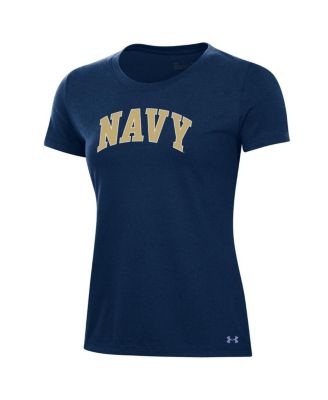 Women's Navy Midshipmen Essentials 2-Hit Performance T-Shirt