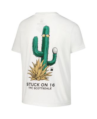 Big Boys and Girls White WM Phoenix Open Stuck on 16 T-Shirt