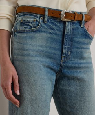 Petite High-Rise Wide-Leg Jeans