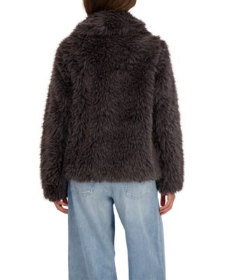 Women's Long Hair Faux Fur Jacket