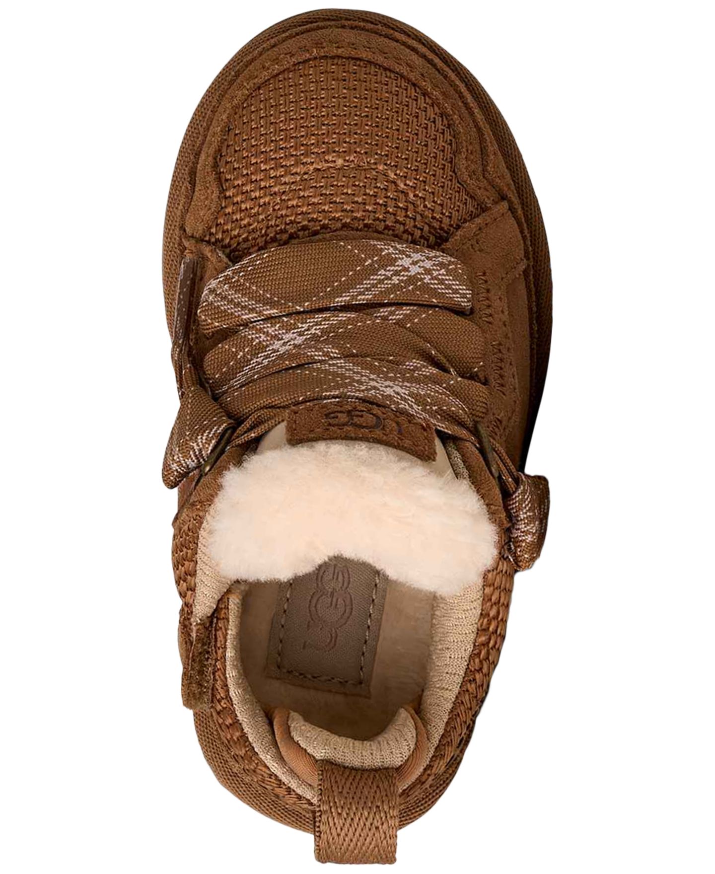 Кроссовки UGG® Lowmel Lace-Up Sneakers для девочек, цвет: Каштановый — фото 4