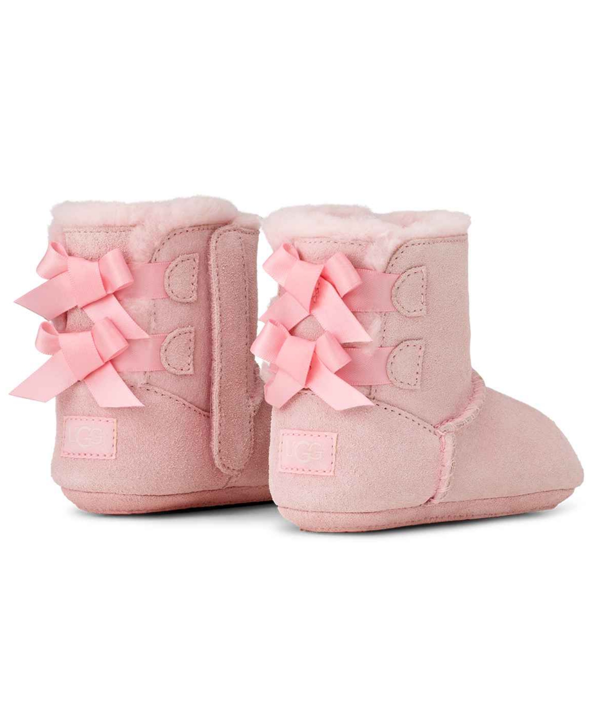 Ugg Baby Bailey Bow Booties In Pink