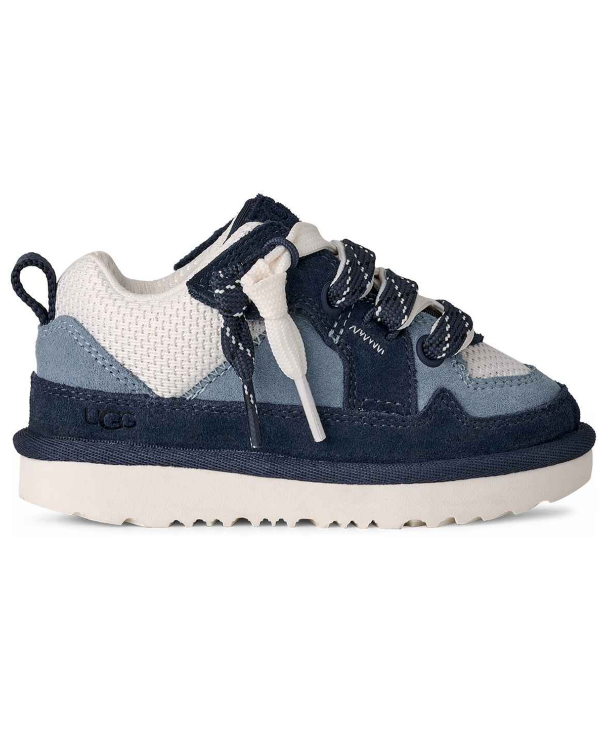 Ugg Toddler Boys And Girls Lo Lowmel Two-tone Flat Lace Sneaker, Macy's Exclusive In Blue