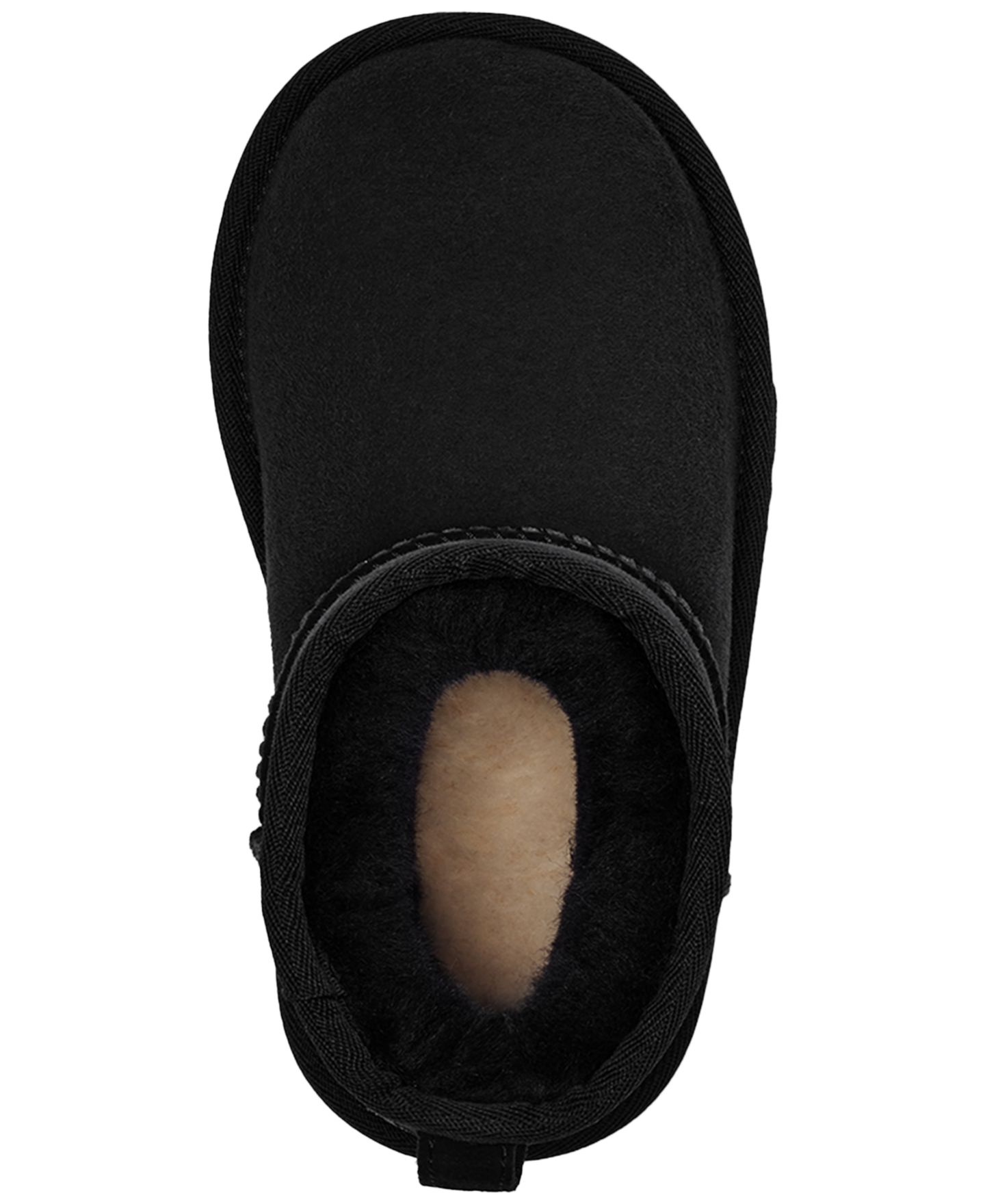 Ботинки UGG® Classic Mini II Round Toe Booties для девочек, цвет: Чёрный — фото 4