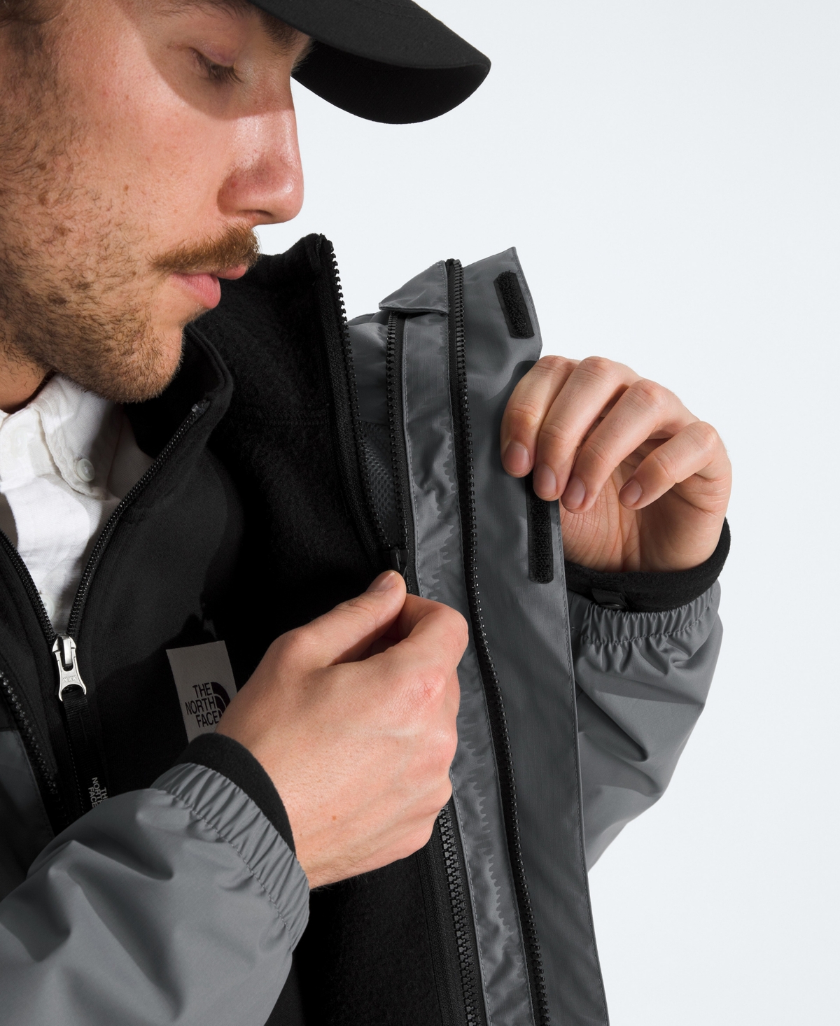 The North Face Men's Antora Triclimate Coat In Gray