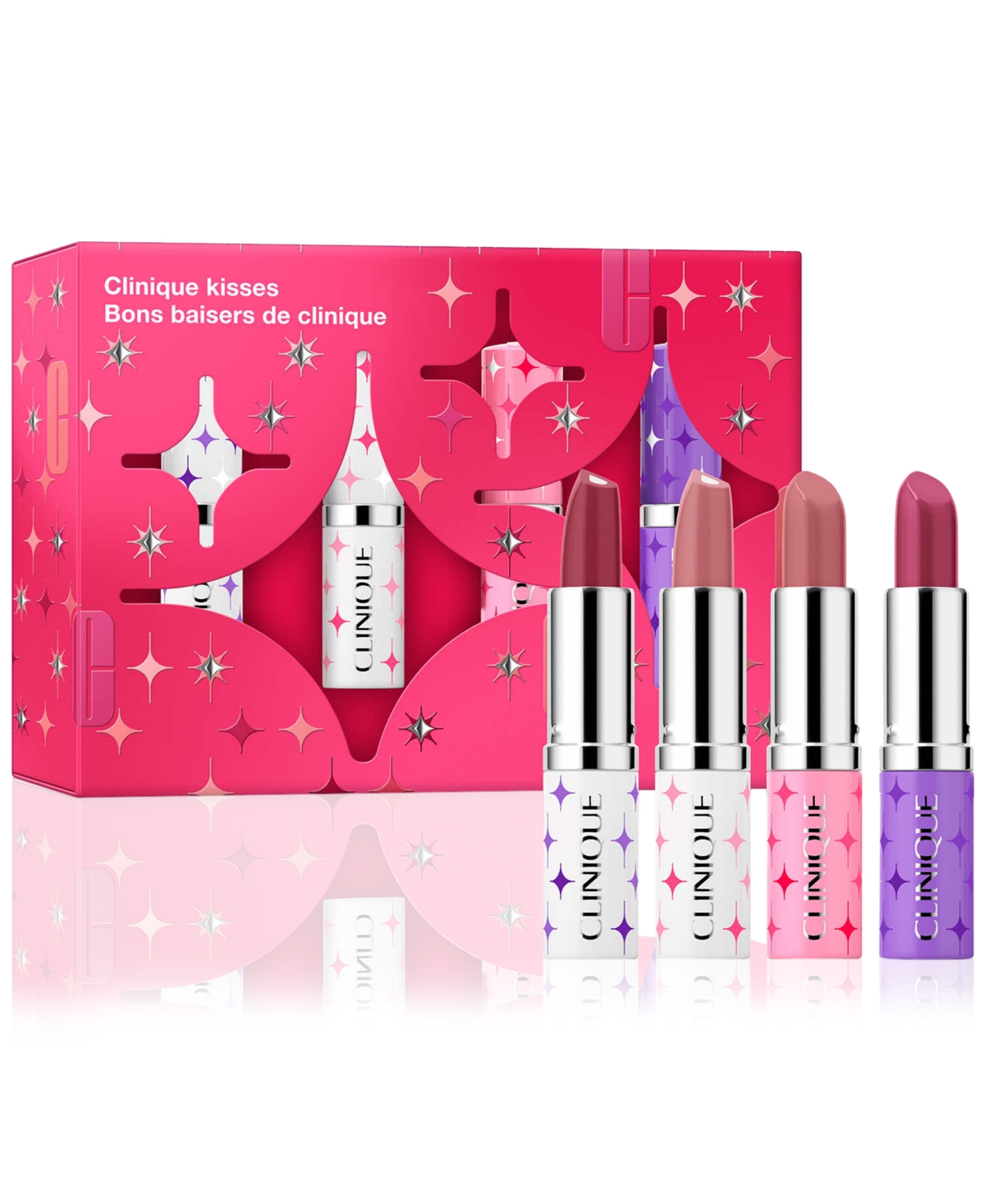 Clinique 4-pc.  Kisses: Hydrating Longwear Lipstick Gift Set In Transparent