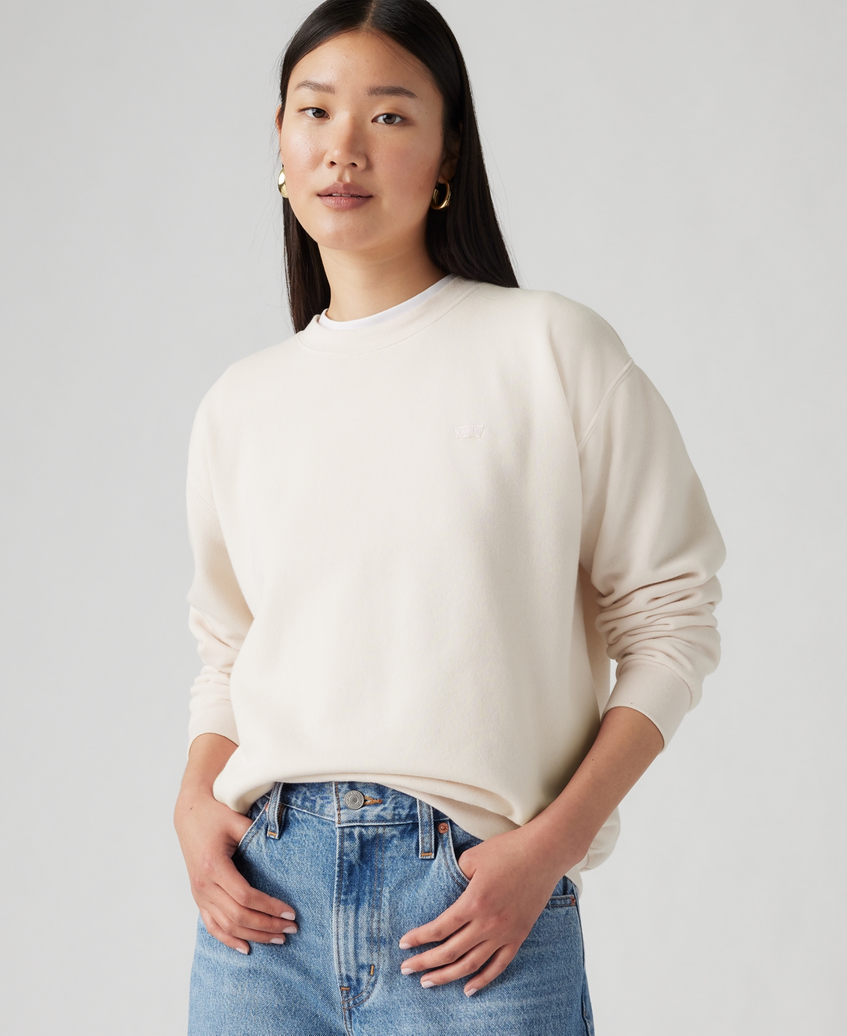 Levi's Women's Everyday Crewneck Sweatshirt In Neutral