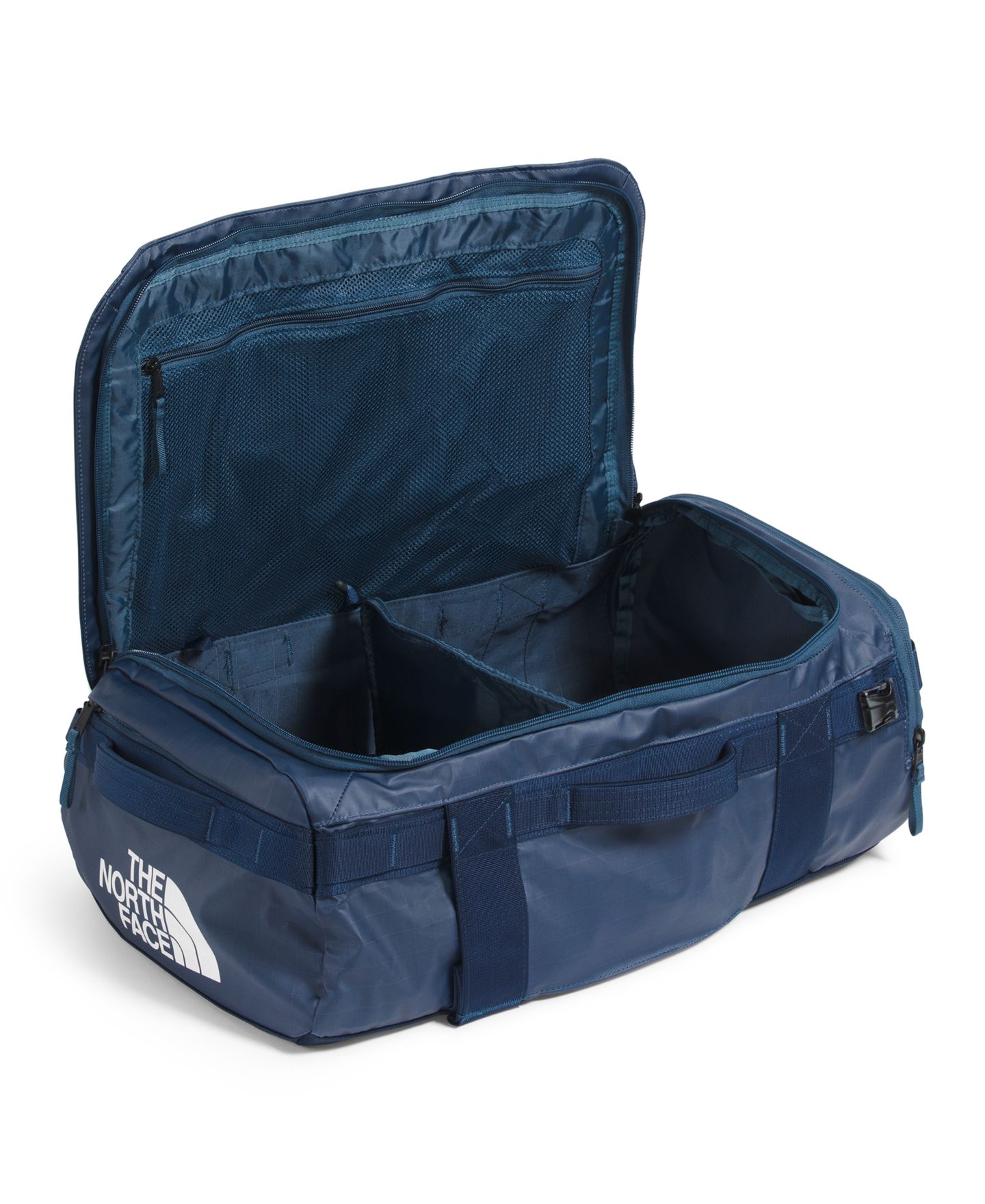 Мужская сумка The North Face Base Camp Voyager Duffel - 32L, цвет: Синий — фото 3