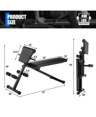 Adjustable Weight Bench for Full Body Workout