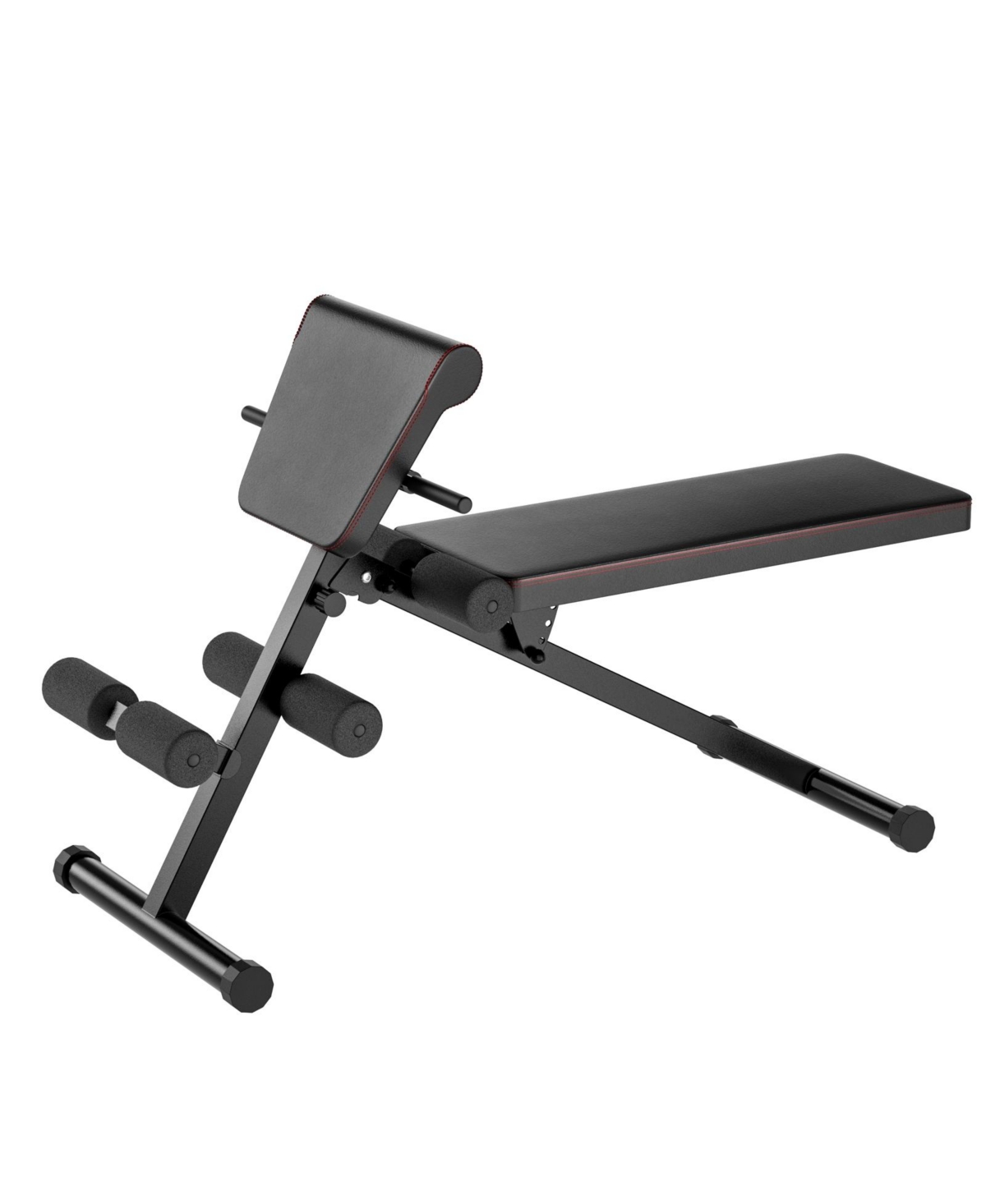 Adjustable Weight Bench for Full Body Workout - Black