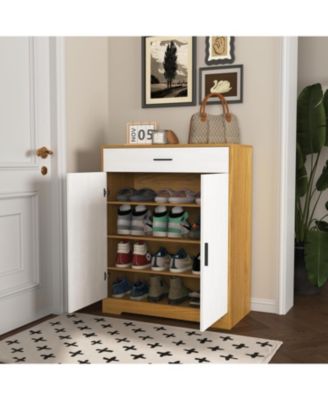 Sneaker Storage Cabinet - Clear, Sturdy & Dust-Proof, Space-Saving Shoe Organizer for Sneakerheads, Easy Assembly