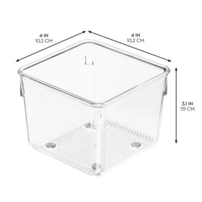 Set of 6 Plastic Drawer Organizer Bin