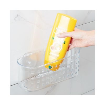 ID Set of 2 Plastic Suction Shower Basket