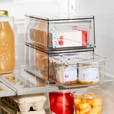 Stackable Kitchen Storage Drawer - Clear