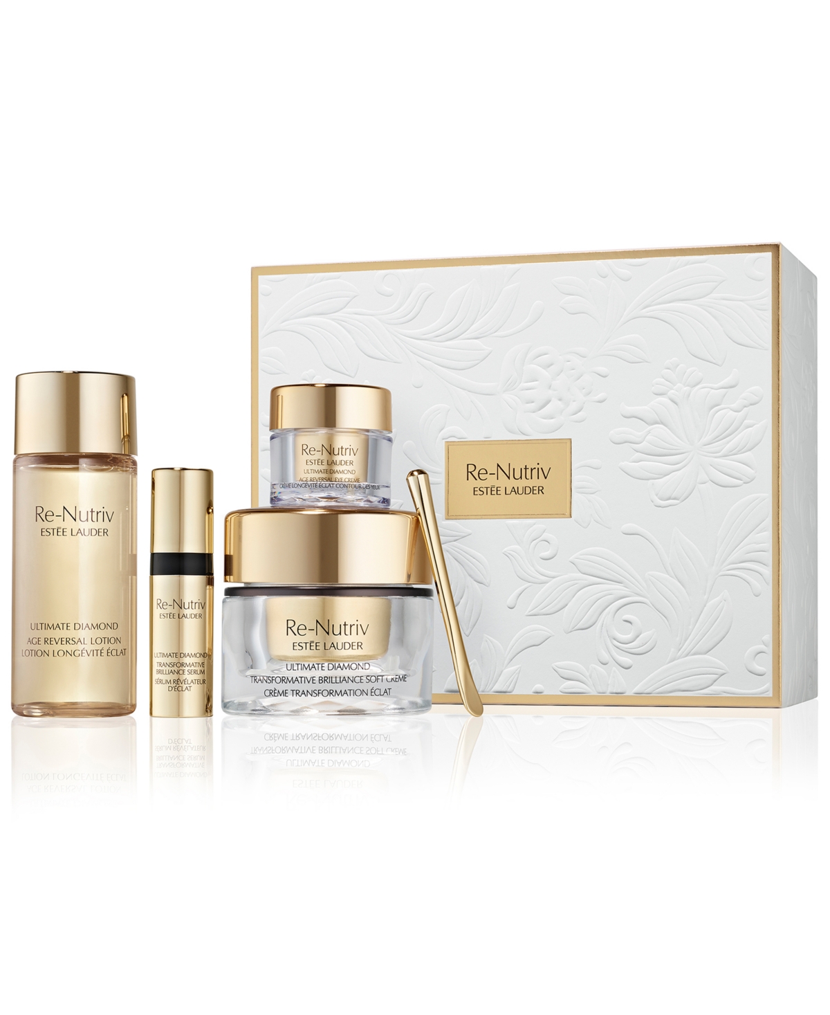 Estée Lauder 4-pc. Re-nutriv The Pinnacle Of Luxury Skin Care Set In Transparent