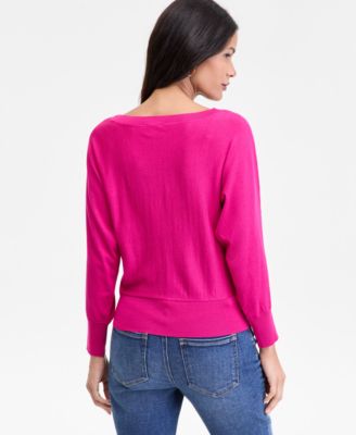 Women's Boat-Neck Sweater, Macy's Exclusive