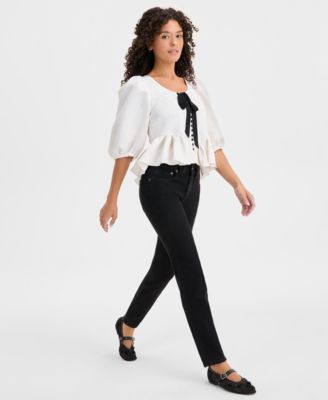 Women's Scoop Neck Pamela Bow Top