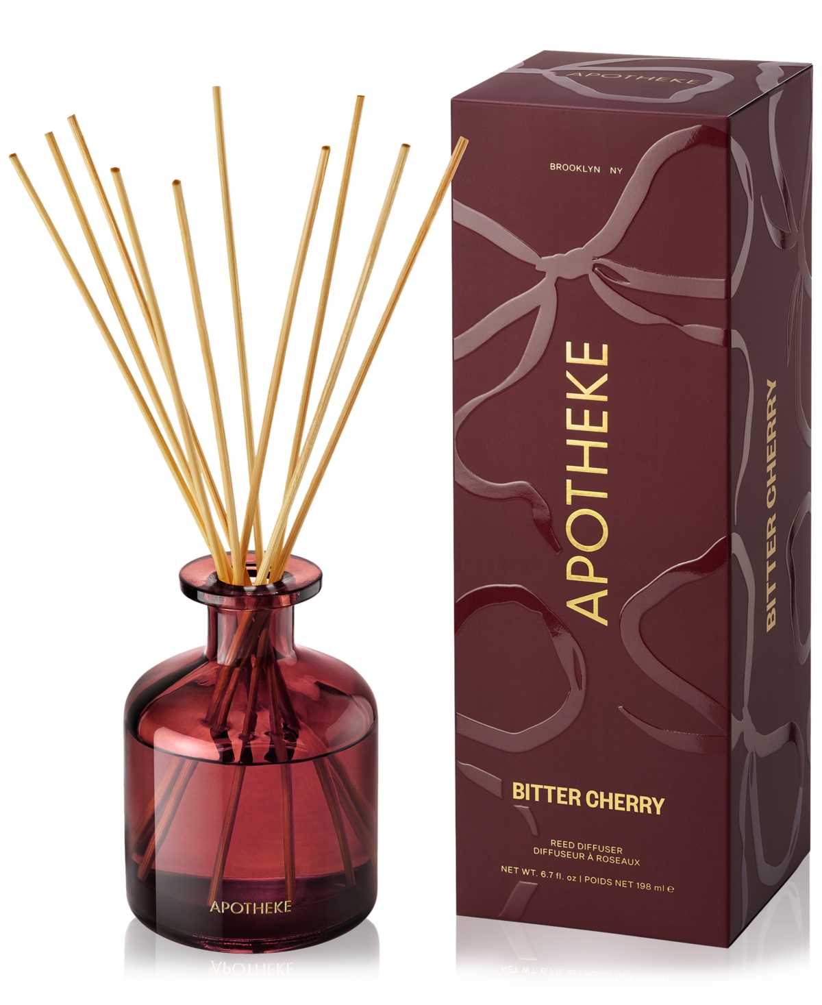 Apotheke Bitter Cherry Reed Diffuser, 6.7 oz.
