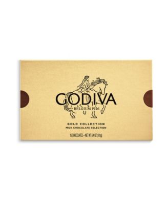 Assorted Milk Chocolate Gold Gift Box, 15 Pieces