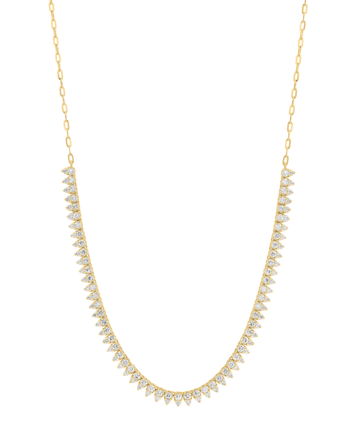 Effy Collection Effy Diamond 18" Collar Necklace (2-1/10 Ct. T.w.) In 14k Yellow Gold In Gold