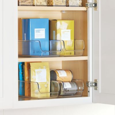 Pantry Bin for Kitchen Storage - Set of 4 - Clear