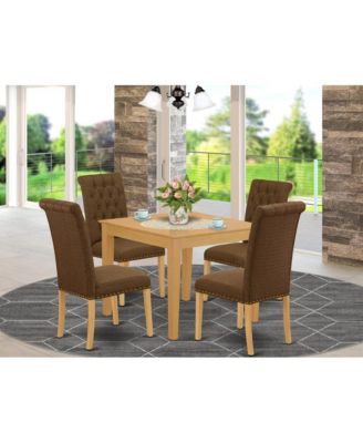 Oak Finish Dining Room Set