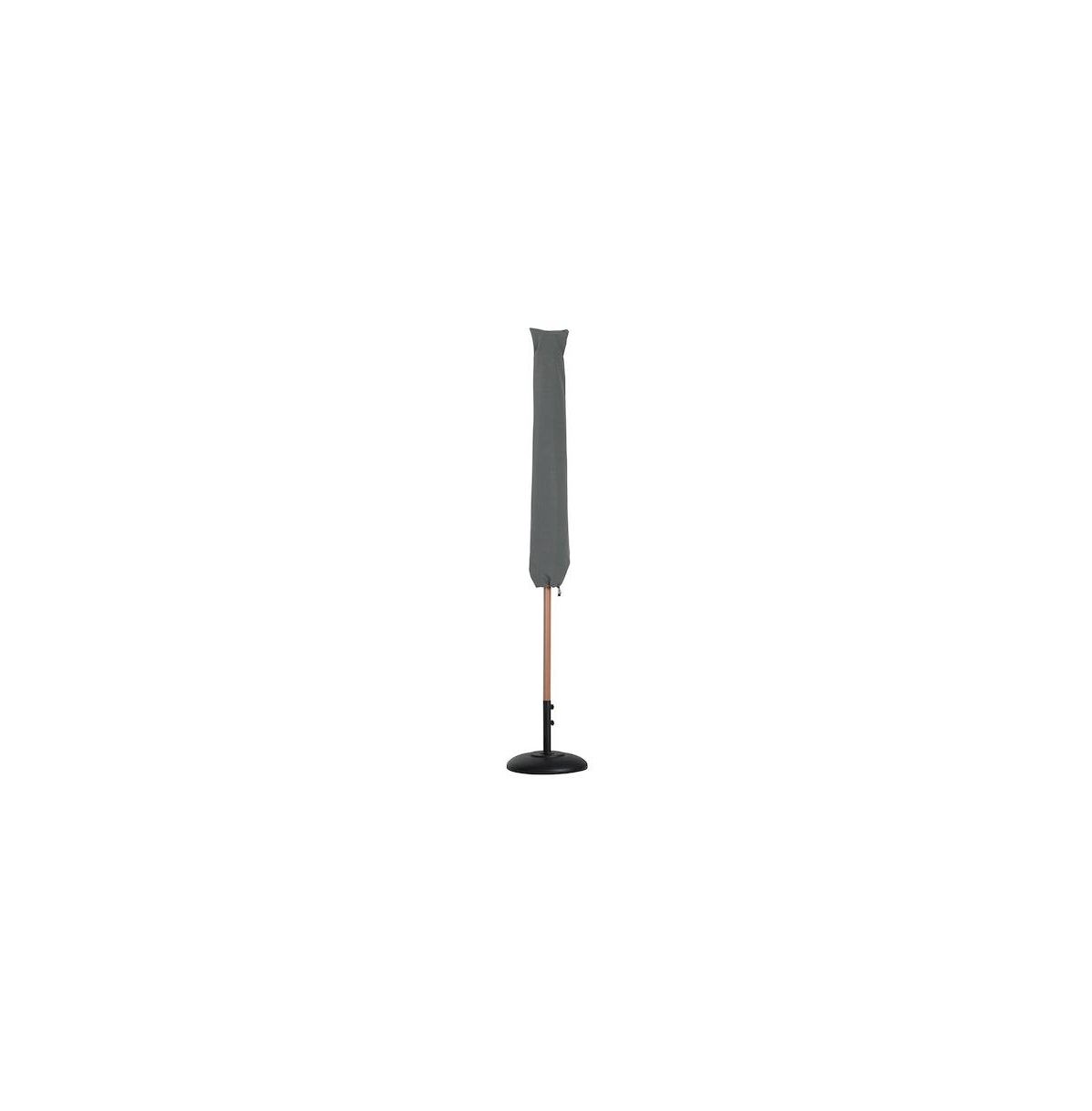 Meridian Furniture Fiji Navy Fabric / Matte Black Aluminum Patio Umbrella with Base Sets