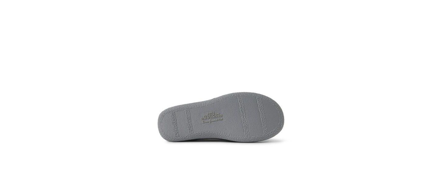 Женские сабо Dearfoams Lacey Rib Knit House Shoe Clog Slipper, цвет: Светлый меланжевый серый — фото 5