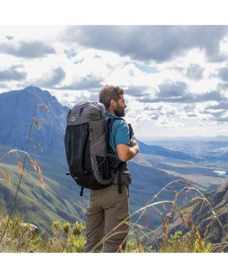 40L+5L Hiking Backpack – Waterproof, Lightweight Mountain Bag with Rain Cover & Shoe Compartment for Camping & Travel