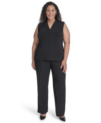Plus Size V-Neck Top