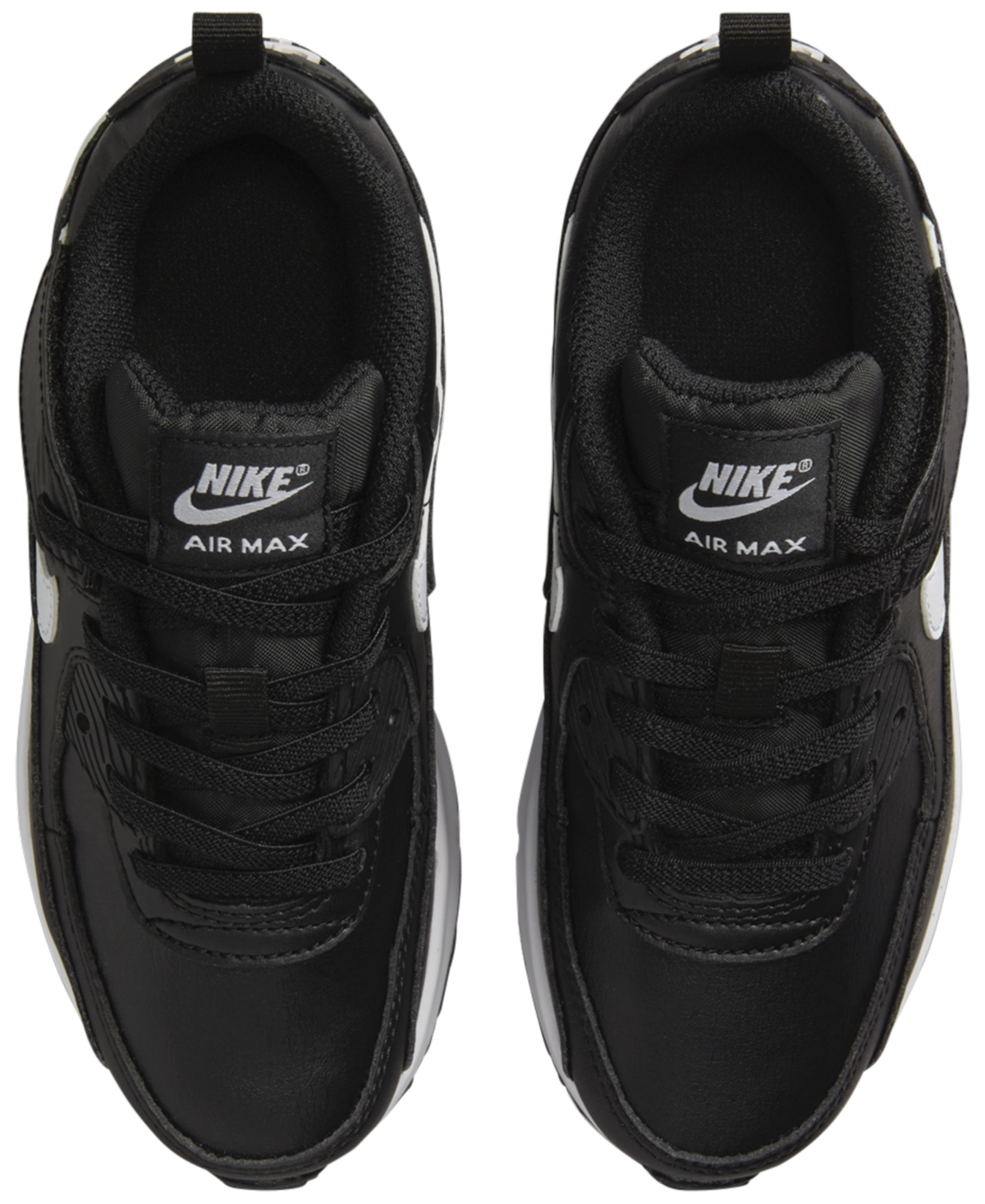 Nike Little Kids Air Max 90 Easy On Casual Sneakers From Finish Line In Black