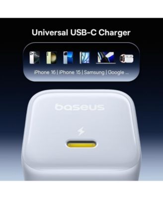 45W USB C Charger Block, 2 Pack PPS Fast Charger Type C with USB-C Cable for iPhone 16/15 Series, iPad, Galaxy S24 Ultra and More Series